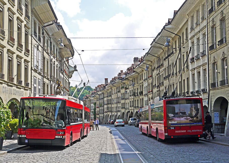 bern, historic center, justice lane, pedestrian zone, traffic-calmed, HD wallpaper