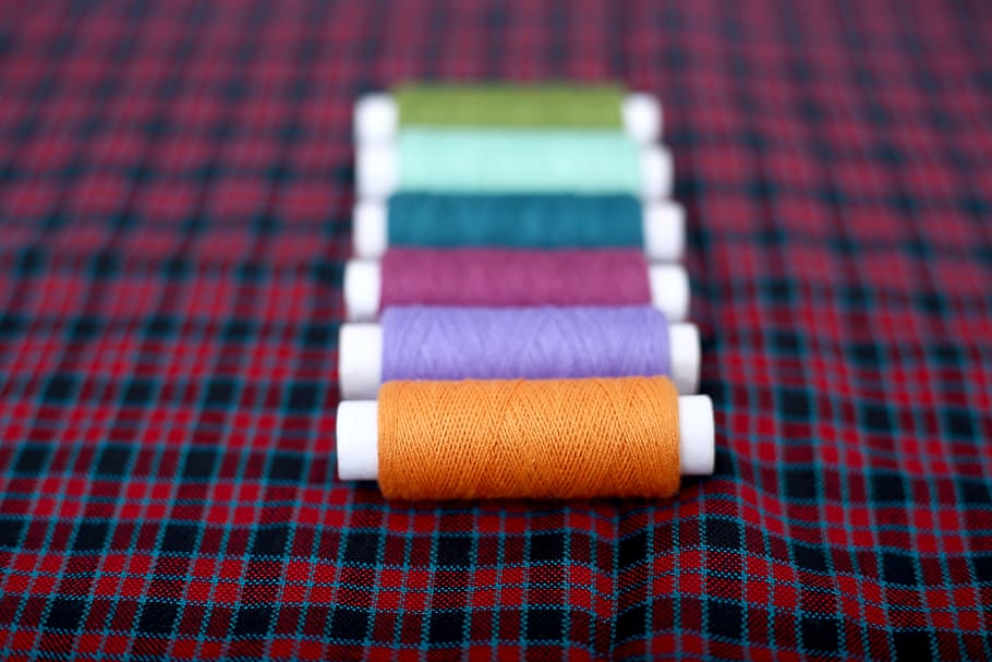 thread, embroidery, sewing, garment, fabric, manufacturing HD wallpaper