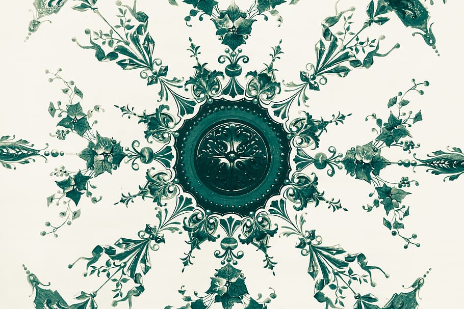 wallpaper, ceiling, design, picture, shape, figures, pattern HD wallpaper