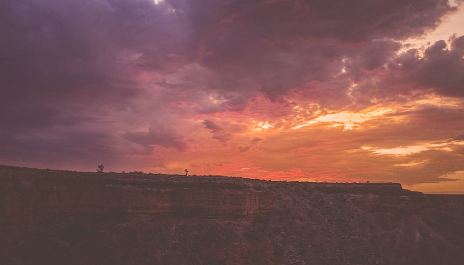 desert, sunset, drought, cloud - sky, architecture, environment HD wallpaper
