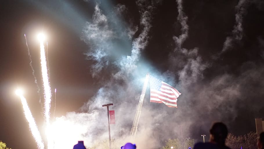 united states, el paso, explosion, fog, smoke, sparkeler, light HD wallpaper