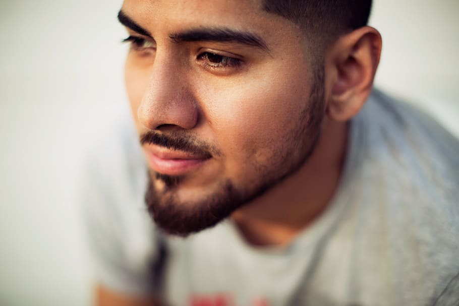 united states, tampa, closeup, beard, handsome, men, portrait HD wallpaper