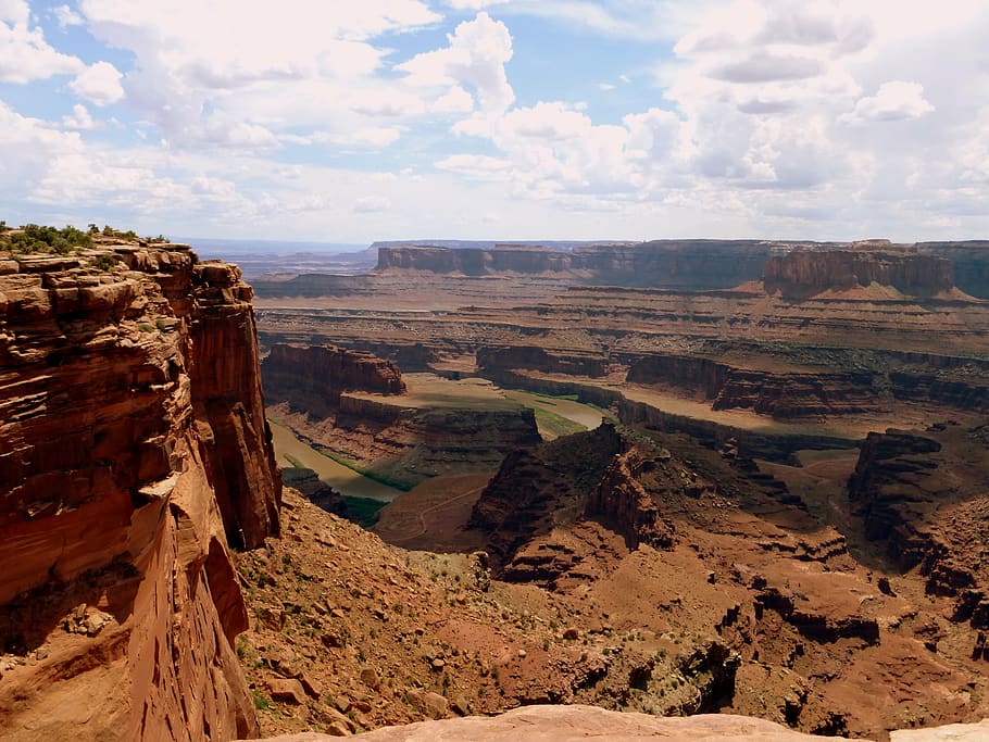 nature, canyon, park, america, landscapes, river, panorama HD wallpaper