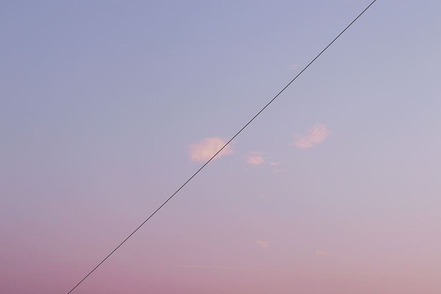white and black floor lamp, sky, low angle view, no people, nature HD wallpaper