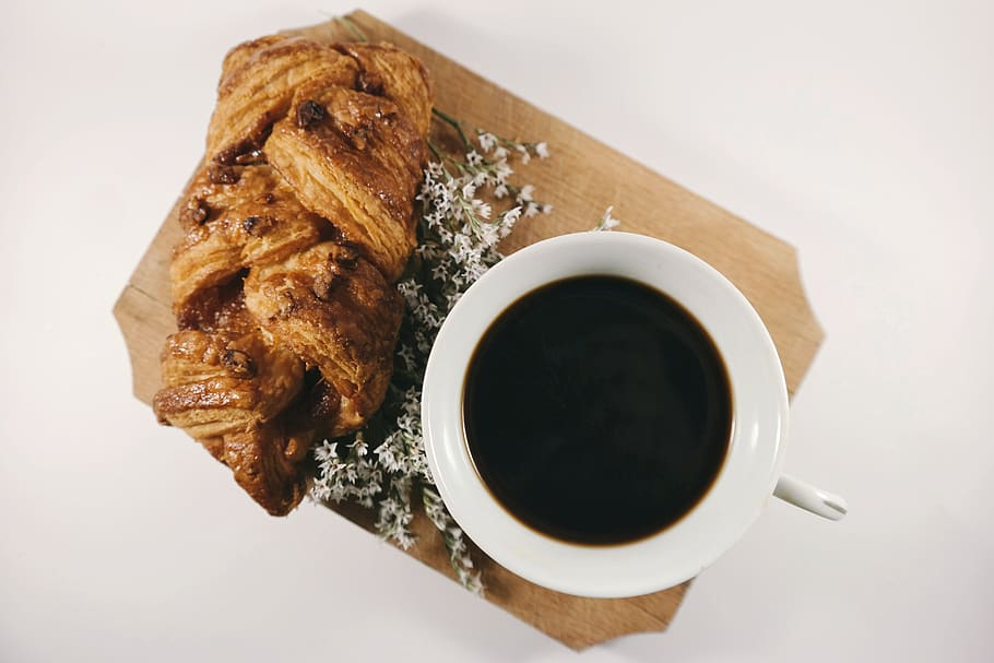 coffee drink, lunch, drinks, flowers, cup of coffee, breakfast HD wallpaper