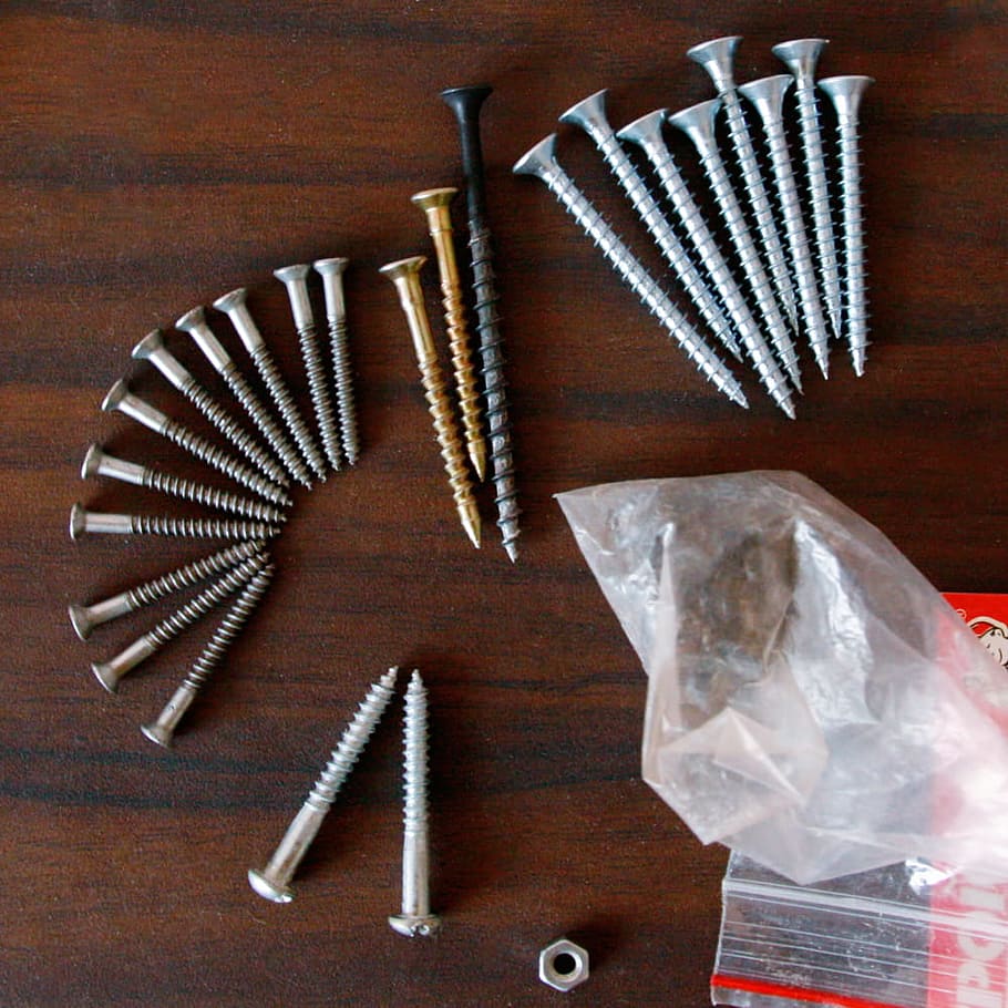 screwing, screwed, closeup, stick, steel, bolt, tool, repair HD wallpaper
