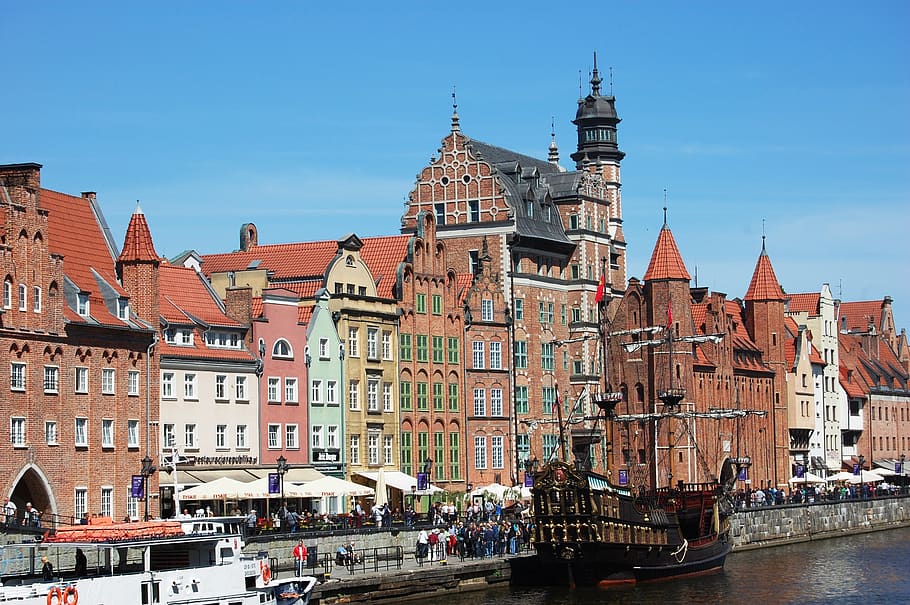 gdańsk, architecture, the old town, built structure, building exterior HD wallpaper