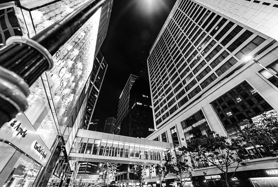 building, office building, town, city, urban, downtown, architecture HD wallpaper