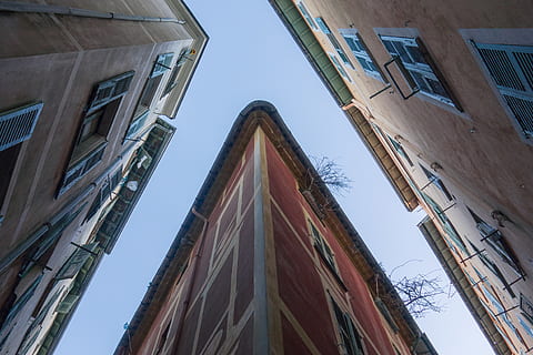 corner, building, office building, home decor, window, urban HD wallpaper