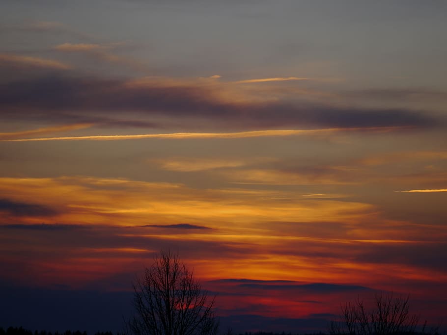 germany, cloud - sky, beauty in nature, sunset, scenics - nature HD wallpaper