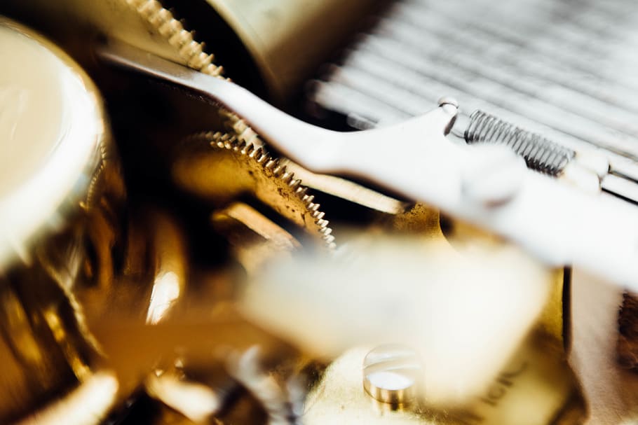 gear, mechanic, technical, system, selective focus, indoors HD wallpaper