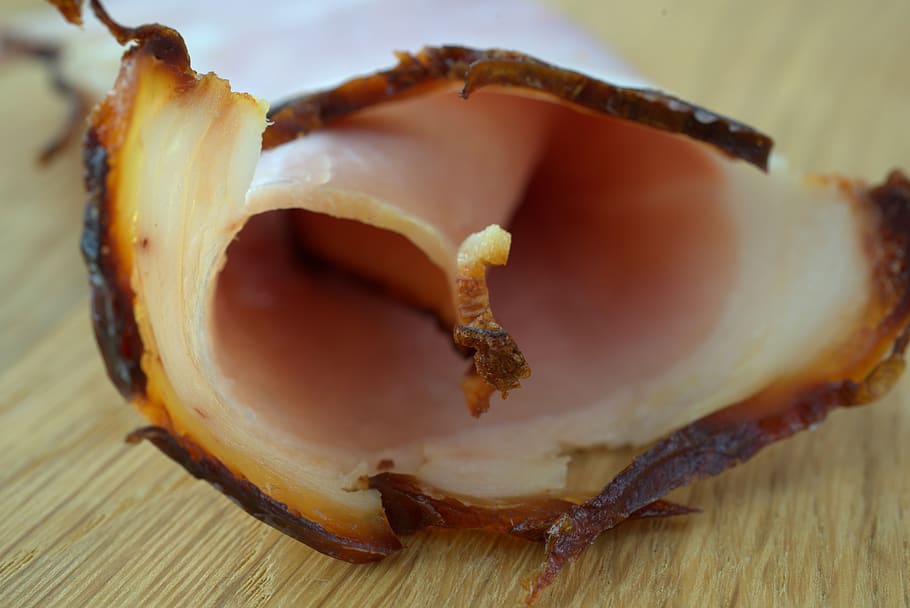 ham, cooking ham, juniper ham, ham plate, food, buffet, gourmet HD wallpaper