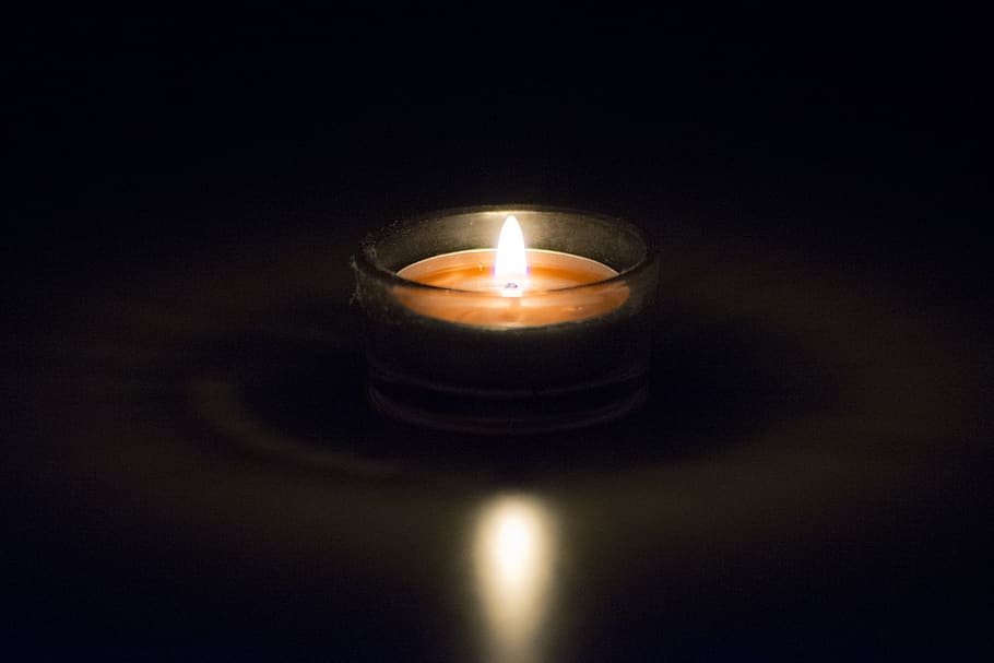 night, candle, burning, fire, flame, fire - natural phenomenon HD wallpaper