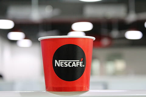 Red And Black Nescafe Coffee Cup, beverage, caffeine, cup of coffee HD wallpaper