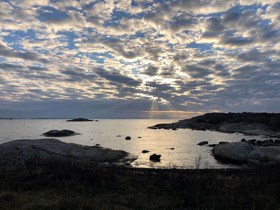 himmel, sky, cloud, sea, twilight, nature, water, cloud - sky HD wallpaper