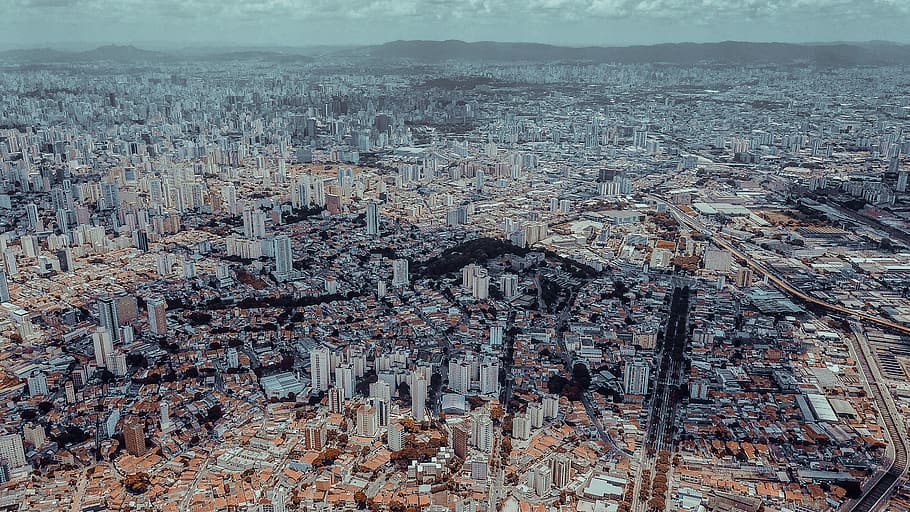 landscape, outdoors, nature, scenery, aerial view, brazil, r. dos patriotas HD wallpaper