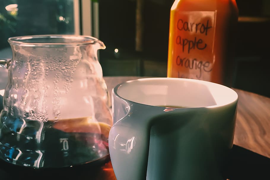 coffee, juice, pot, table, drink, refreshment, food and drink HD wallpaper