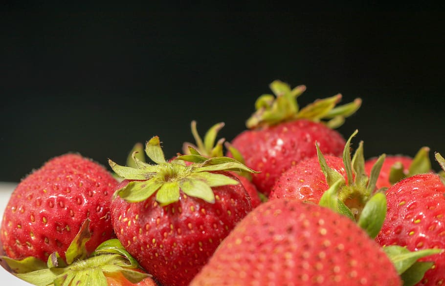 strawberries, tasty, fresh, food and drink, fruit, healthy eating HD wallpaper