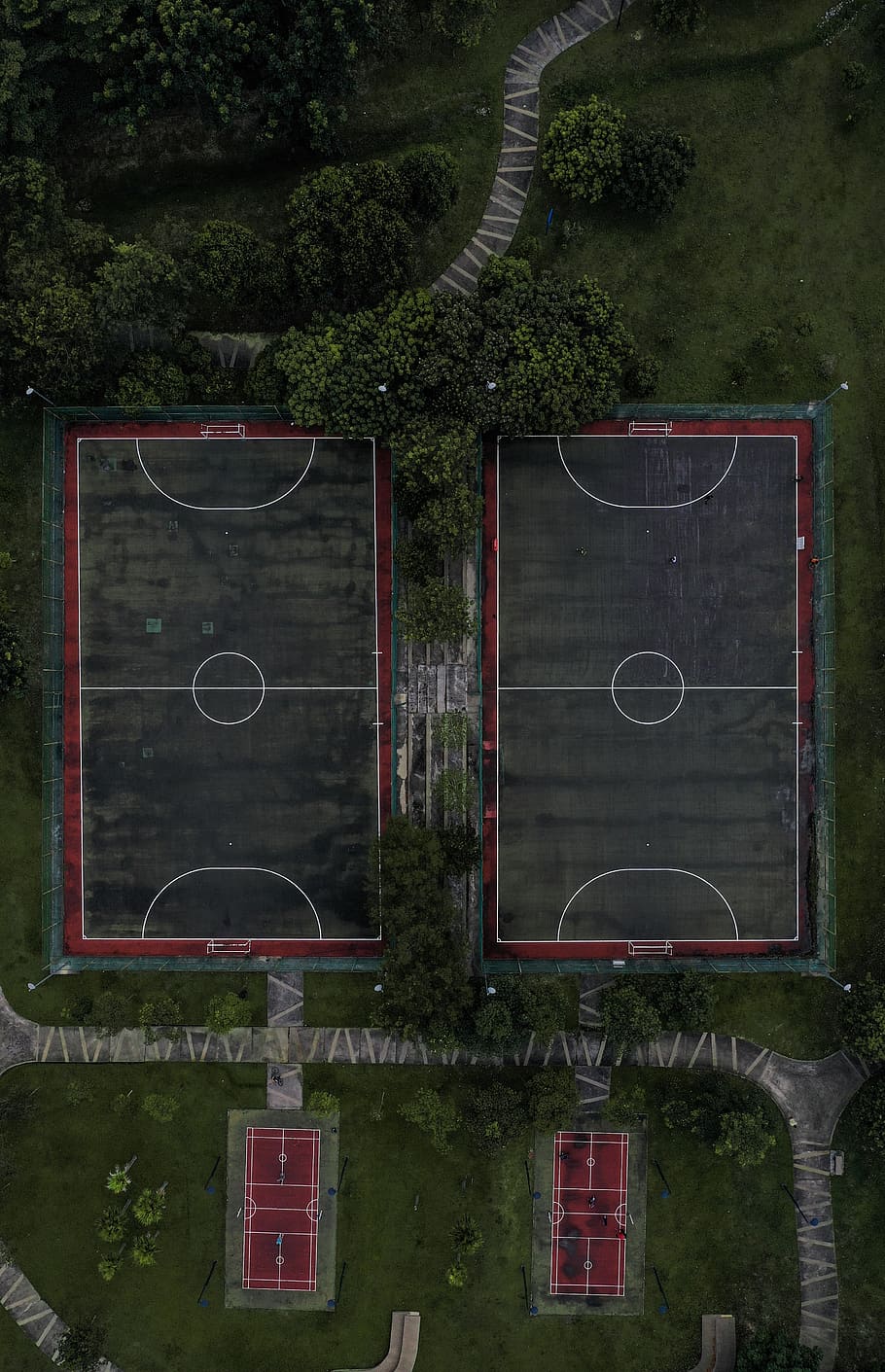 aerial photography of basketball courts, team, sport, team sport