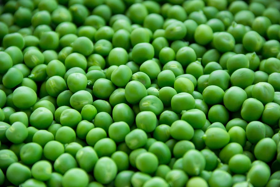Full Frame Shot of Green Peas, background, beans, close-up, diet HD wallpaper
