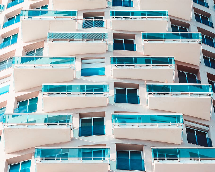 White High Storey Building, architectural design, architecture HD wallpaper