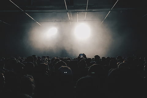 crowd, audience, people, event, concert, music, fans, entertainment HD wallpaper