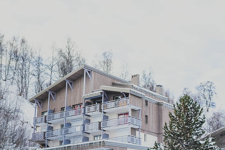 france, mont-de-lans, les deux alpes, skiing, winter, ski resort, HD wallpaper