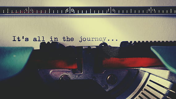 journey, typewriter, typing, text, words, writing, vintage HD wallpaper
