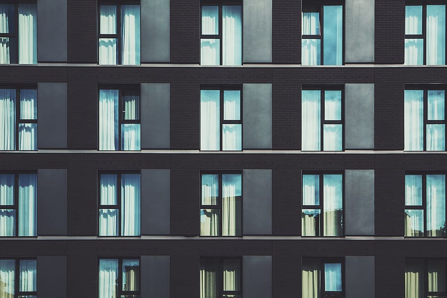 architecture, building, infrastructure, window, glass, facade HD wallpaper