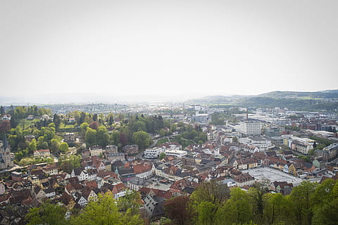 Tree Lot, aerial, angle, arcadian, architecture, Bavaria, bavarian HD wallpaper