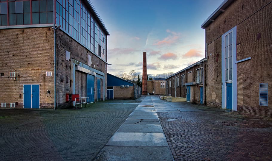 industrial, architecture, building exterior, built structure HD wallpaper