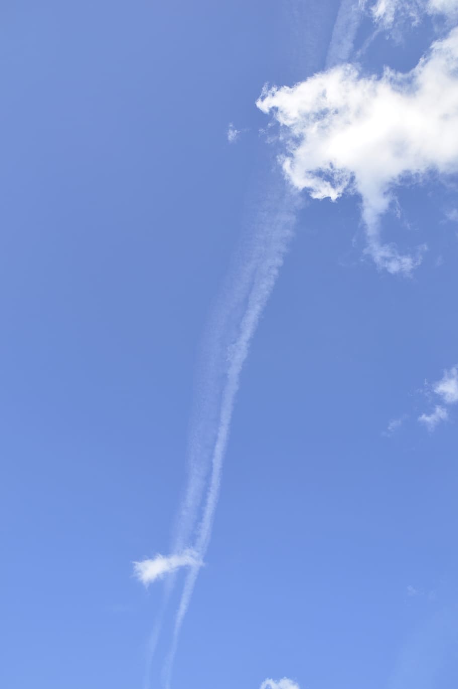 france, lyon, sky, clouds, summer, vapor trail, cloud - sky HD wallpaper
