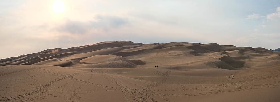 soil, nature, outdoors, dune, desert, alamosa, person, human HD wallpaper