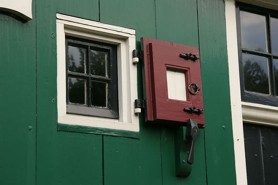 netherlands, amsterdam, window, green color, glass - material HD wallpaper