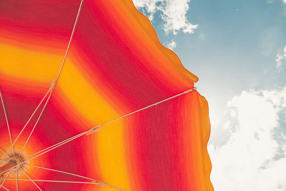 light, art, summer, sun, abstract, blue sky, bright, color, colorful HD wallpaper