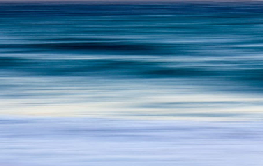 water, blur, motion, movement, long exposure, outdoors, sea HD wallpaper