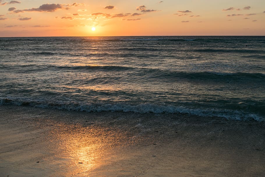 ocean photography, nature, water, sea, outdoors, sunlight, shoreline HD wallpaper
