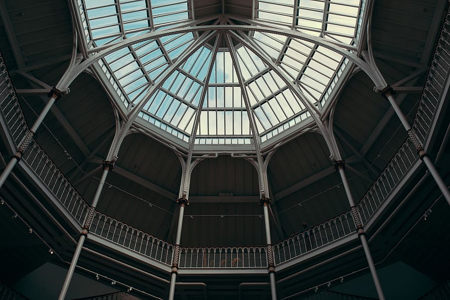 edinburgh, library, sky, achitecture, built structure, architecture HD wallpaper