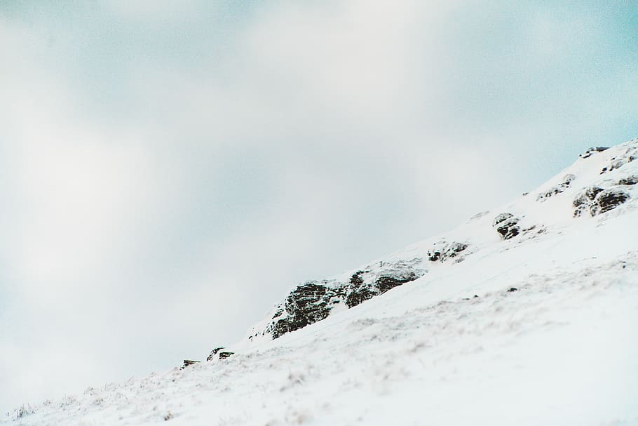 snow-covered mountain, slope, nature, outdoors, leisure activities HD wallpaper