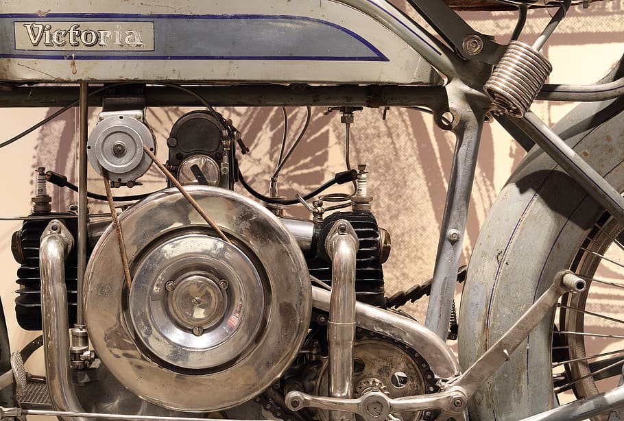 germany, einbeck, motorcycle, museum, boxer, engine, vintage, HD wallpaper