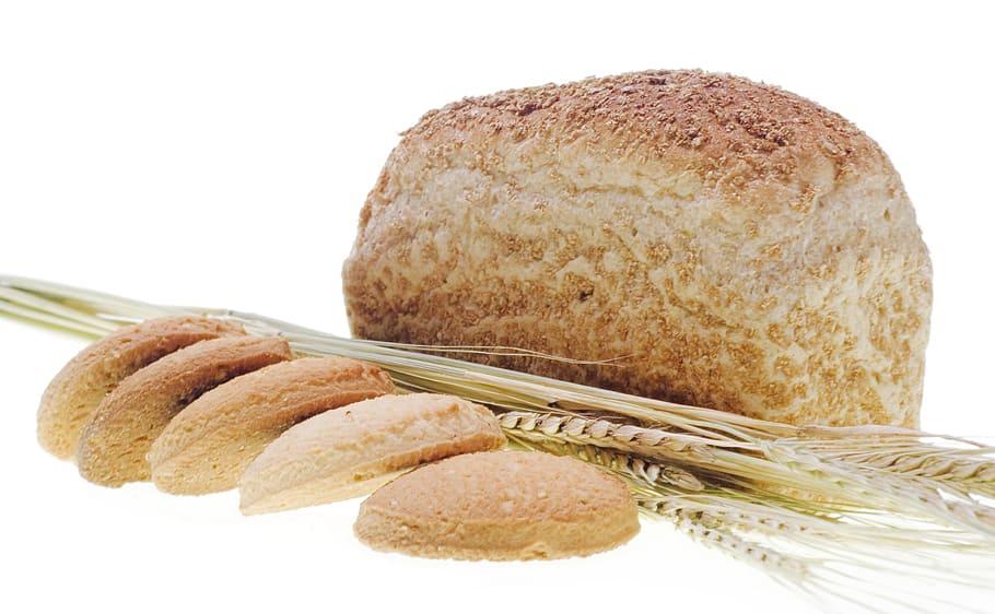 baking, barley, bread, bun, gluten, carbohydrates, close-up HD wallpaper