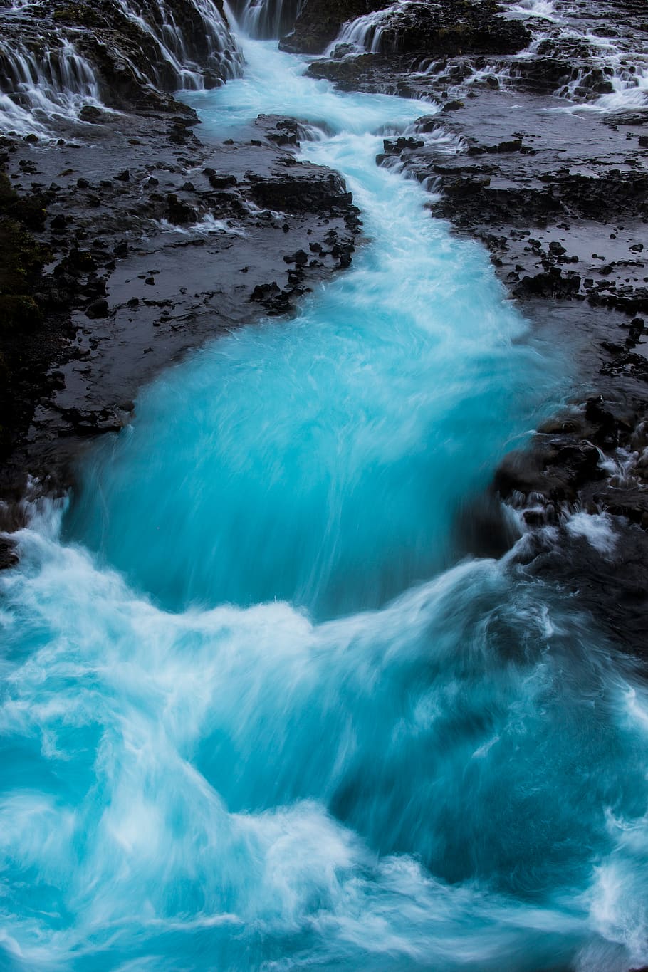 waterfalls, motion, beauty in nature, sea, sport, aquatic sport HD wallpaper