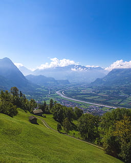 nature, mountain range, outdoors, scenery, tree, plant, abies HD wallpaper