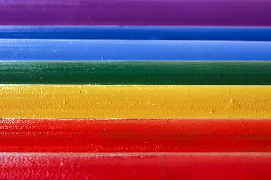 closeup, wallpaper, pipe, row, bright, abstract, texture, color HD wallpaper