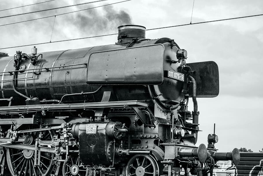 steam, train, old, smoke, mode of transportation, sky, rail transportation HD wallpaper