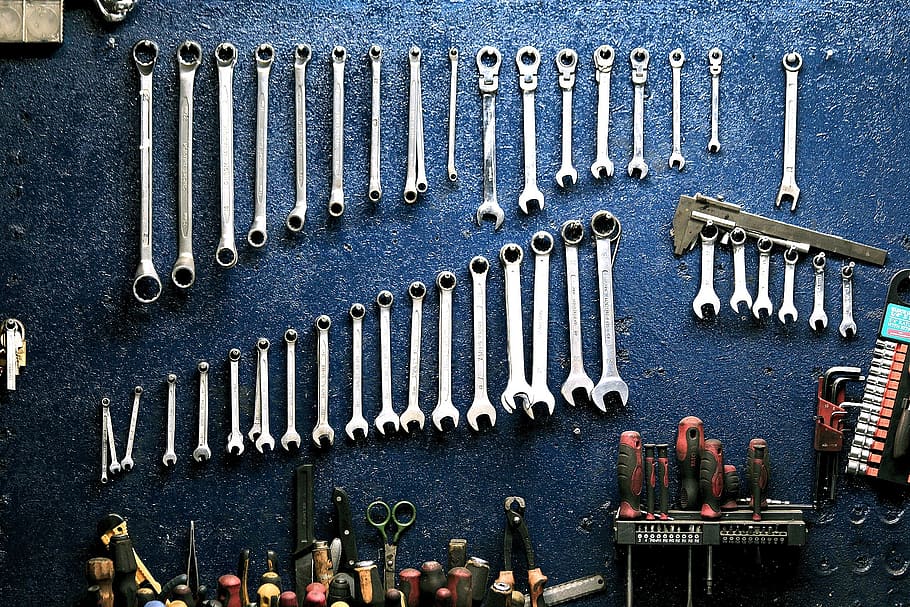 mechanic tools background