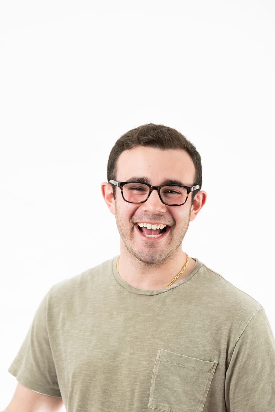 person, human, face, apparel, clothing, glasses, portrait, smile HD wallpaper