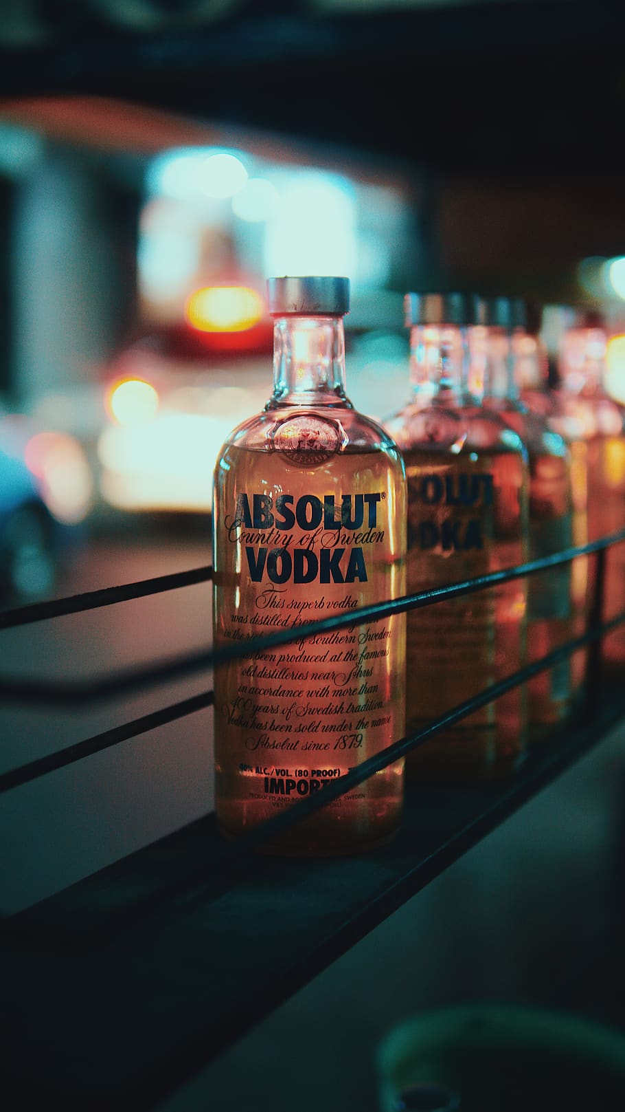 Absolut Vodka bottle lot, container, glass - material, indoors, HD wallpaper