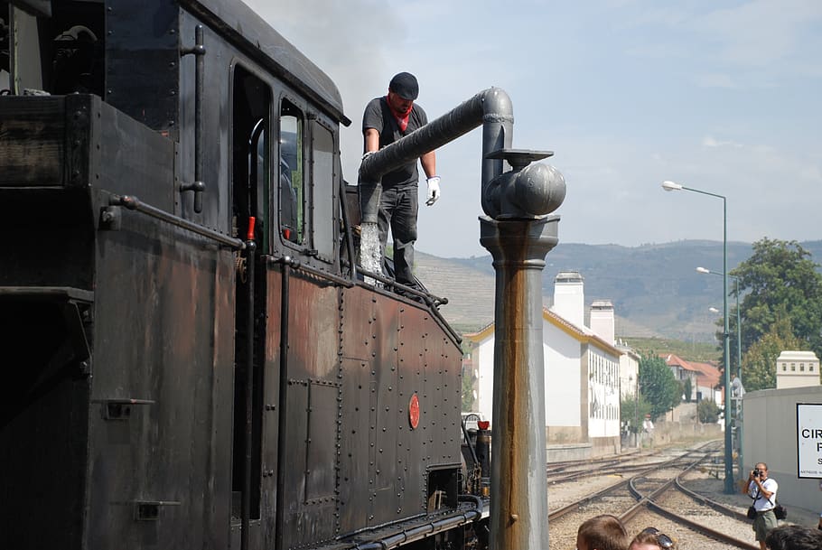 train, douro, portugal, tourism, travel, railway, transportation, HD wallpaper