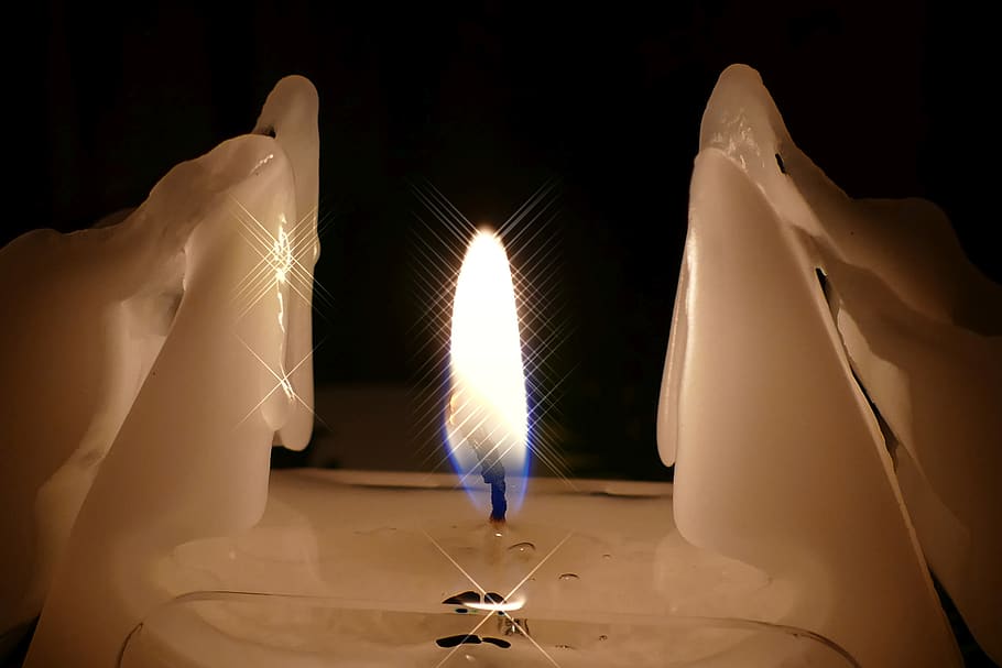 candle, light, flame, heat, mood, illuminated, indoors, human body part HD wallpaper